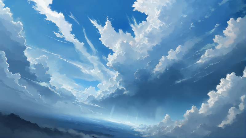 01139-2628613106-digital art, noon, blue sky, clouds, scenery, in a Demon's Abyss.webp